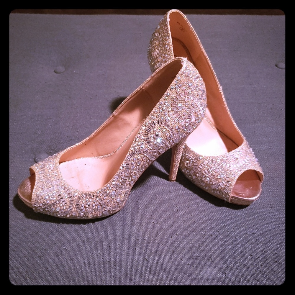 Lauren Lorraine beautiful studded stilettos